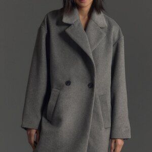 Anthropologie Maeve Relaxed Cocoon Coat